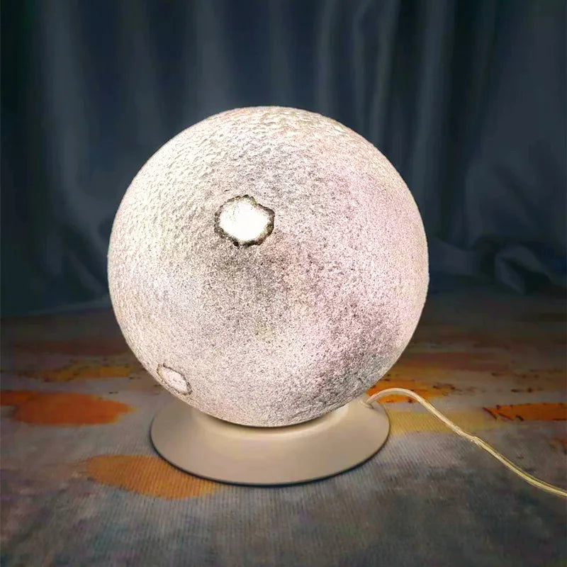 Schöne Zimmerdekor Nachttisch leuchtende Körperlichter LED Lava Planet Desktop Tischlampe Geschenk Schlafzimmer Atmosphäre Mond Nachtlicht