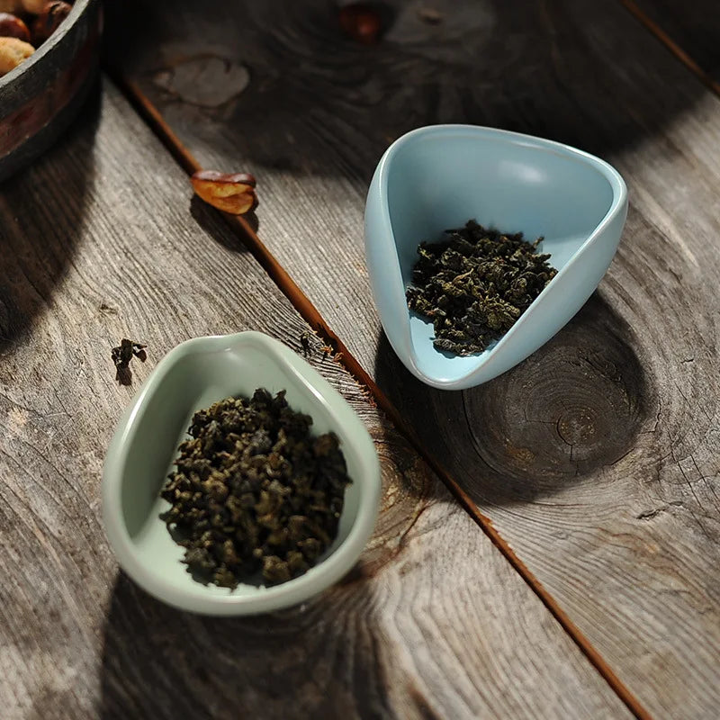 Kaffee und Teewerkzeuge Keramik Tee Schaufel Keramikzubehör Chinesische Kung Fu Tee Set