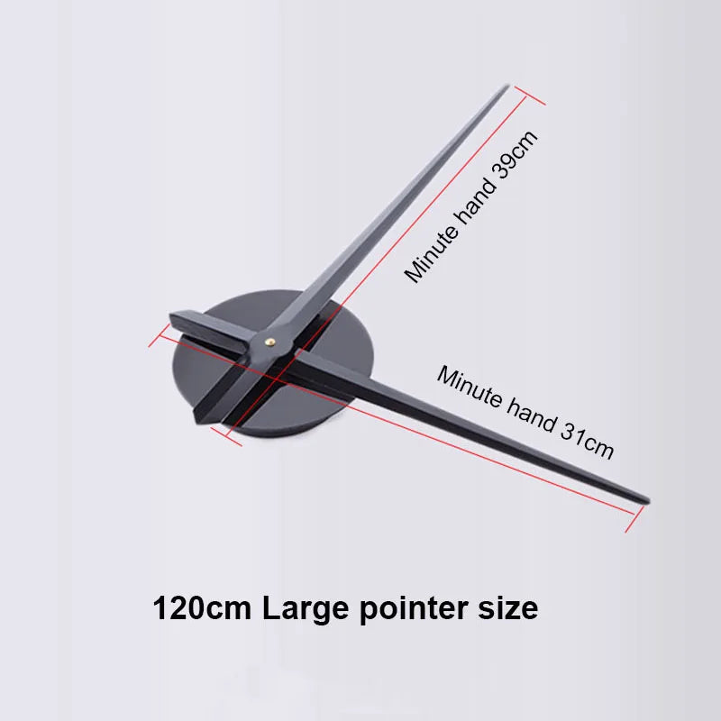 Soundless 90 To 120cm Large-sized 3D Number Poster Home Decoration DIY Wall Clock For Living Room Bedroom Study Hotel Big Decor