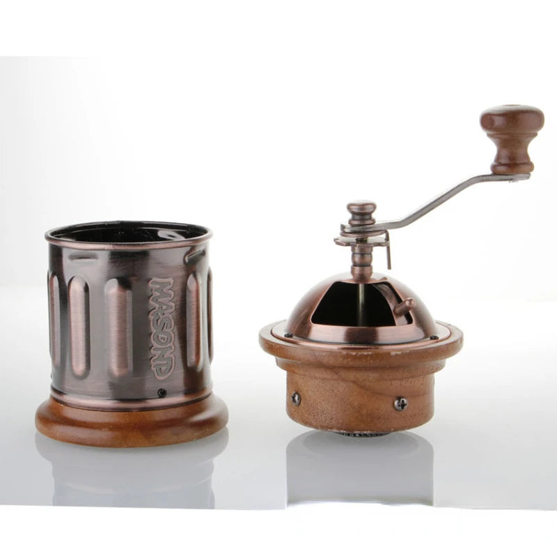 Shxing Café Classic Classic Fine Copper Fine Berlapis Tangan Grinder Ceramic Grinding Core Kopi Kopi Berkualitas Tinggi