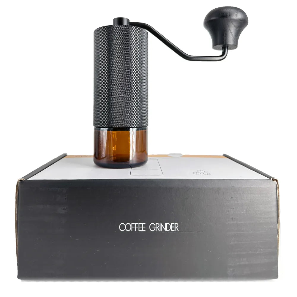 Manual Coffee Grinder Stainless Steel Core Adjustable Handle Raw Edge Coffee Bean Grinder with Cnc Applicable for Home Offices