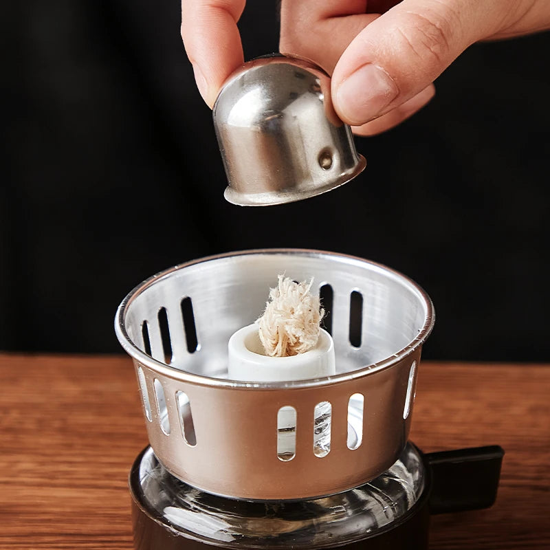 Japansk stil sifon kaffemaskine te siphon pot vakuum coffeemaker glas type kaffemaskine filter 350 ml 500 ml