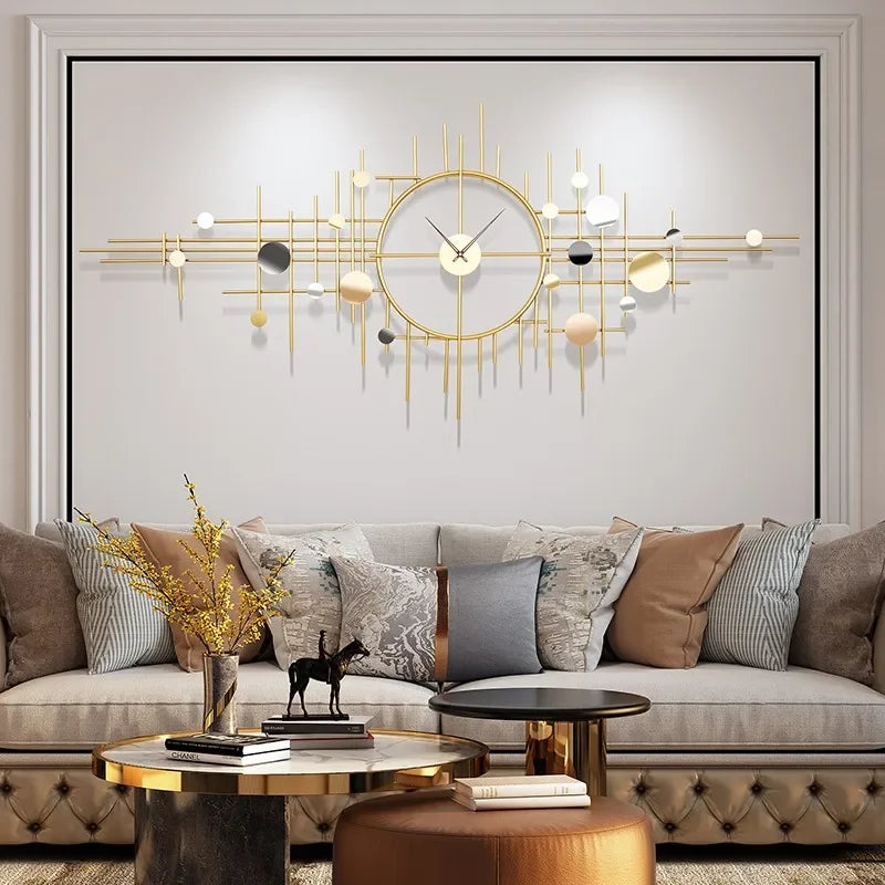 Tichá elektronická velká nástěnná dekorativní kreativní kuchyňská zdi hodiny luxusní místnosti dekorace reloj domácí design exsuryse