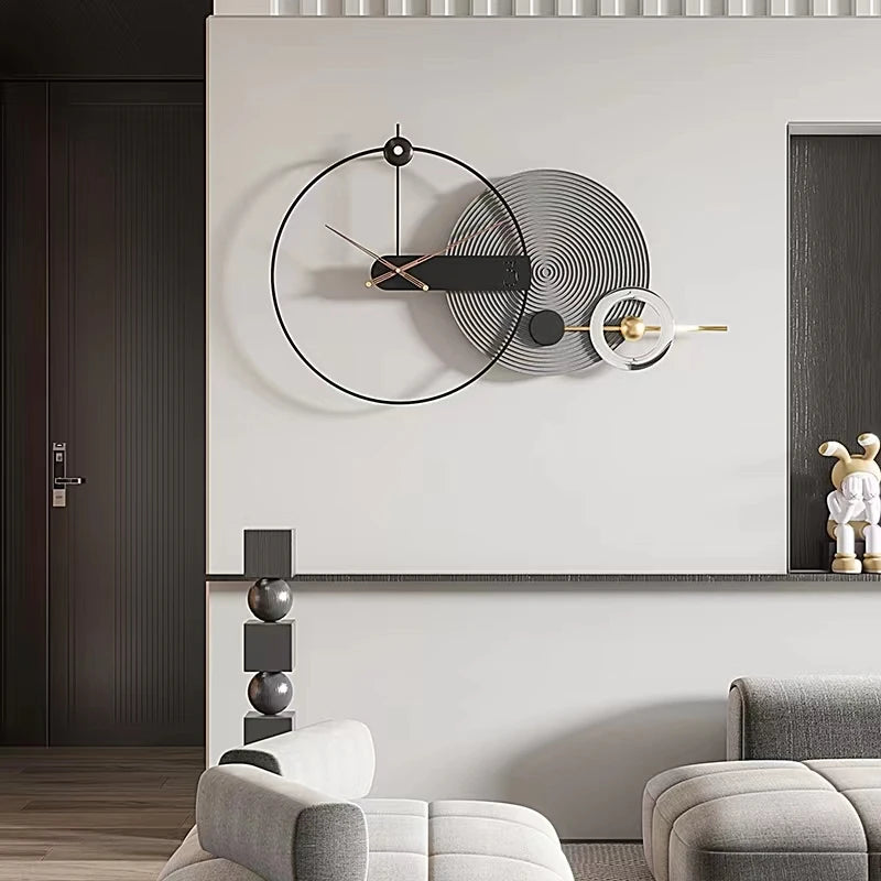 Electronic Luxury Grande muro orologio da parete Cucina silenziosa Creativa Creativa Decorativa Soggio