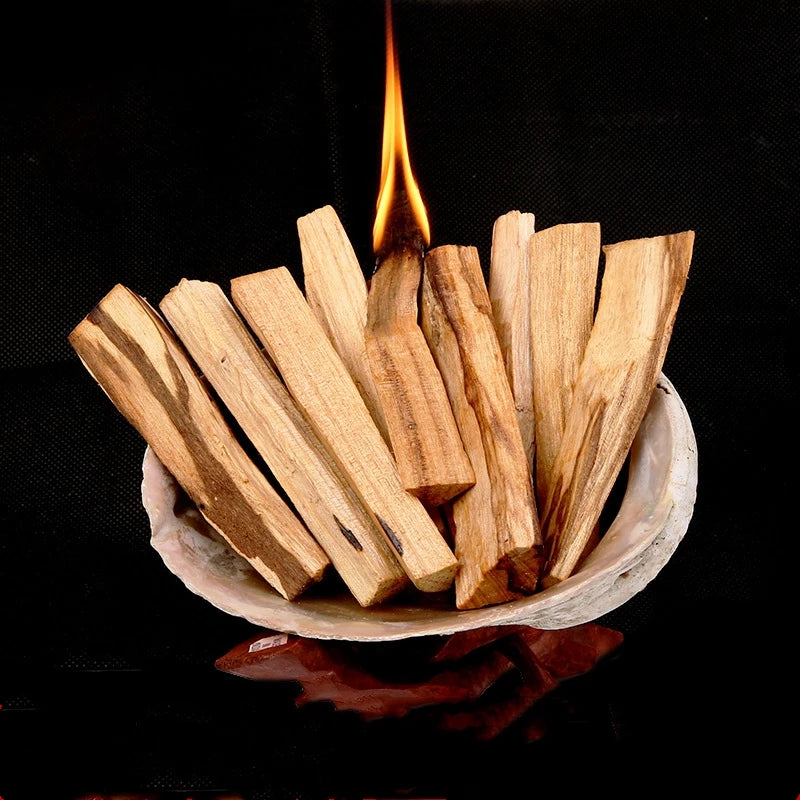 5 PCs/1pcs Natural ausgewählter peruanischer heiliger Holz alte Holzbar DIY Home Weihrse Sticks Aromatherapie Beruhigungsberuhigte Spiriten Brennstöcke