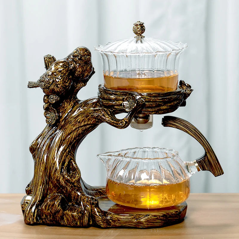 Base de tetera de vidrio resistente al calor infusores de té de té.