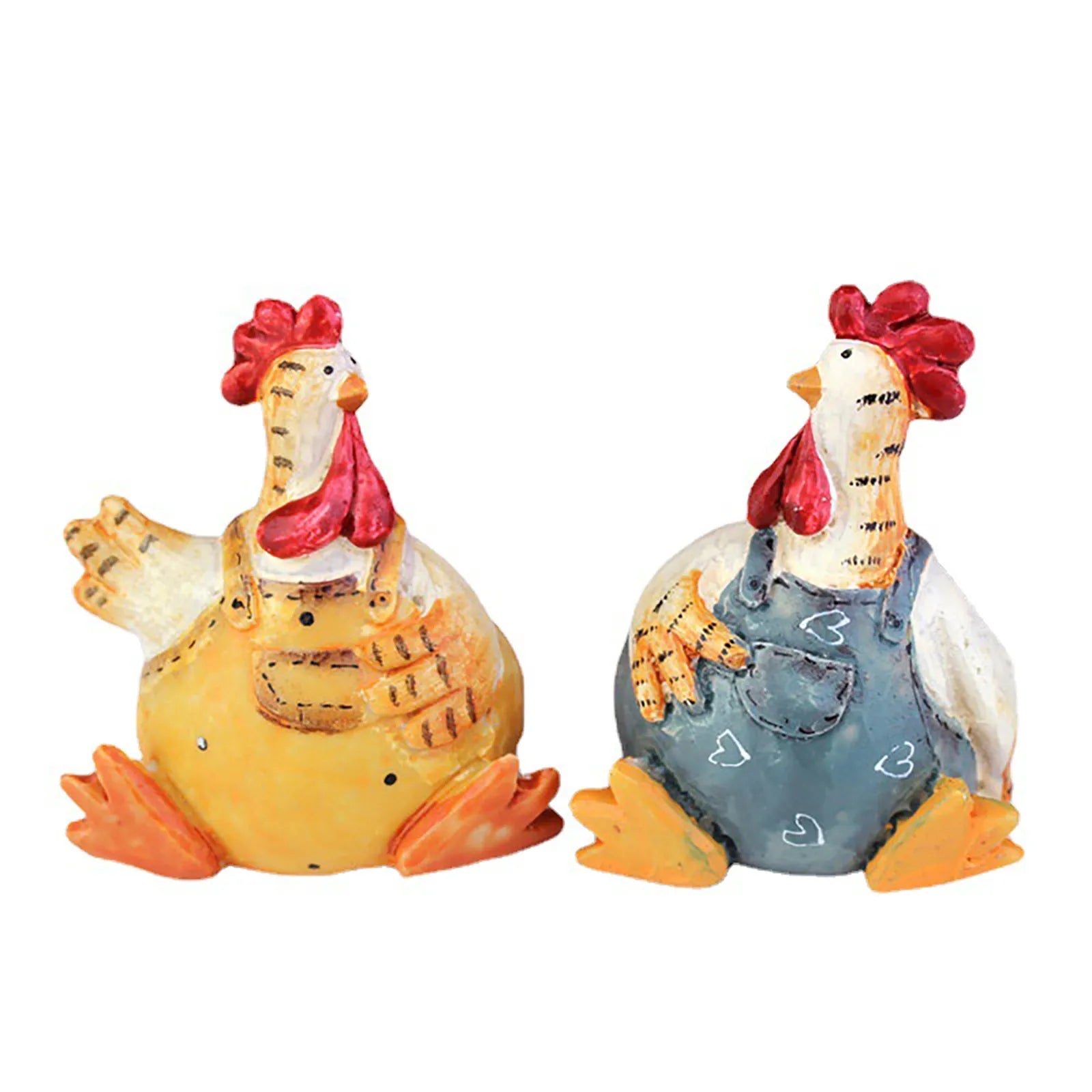 Harzhandwerk Paare Paar Hühnerfeiertag Dekorationen Studieren Wohnzimmer Dekorationen Hausglas Ornament Bälle Icicle Ornament