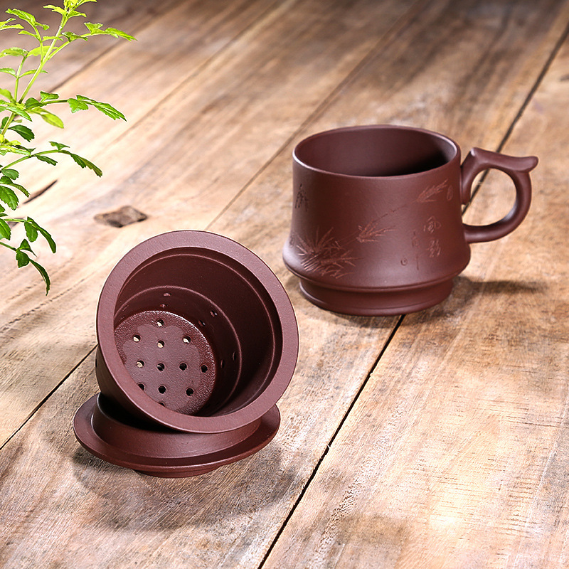Yixing Purple Clay Tea Cup
