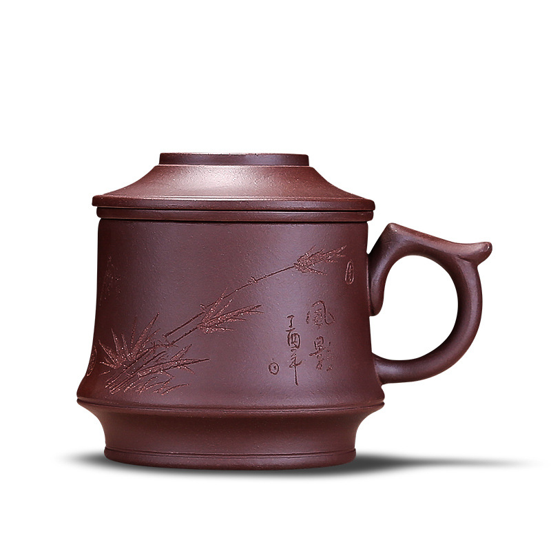 Yixing Copo de chá de argila roxa
