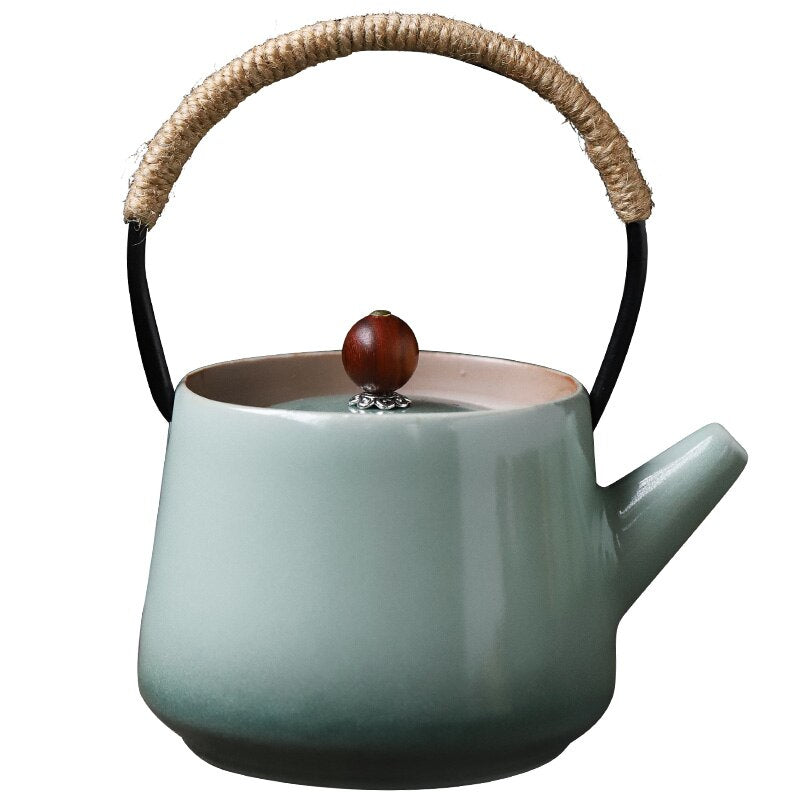 Japanese Coarse Pottery Teapot