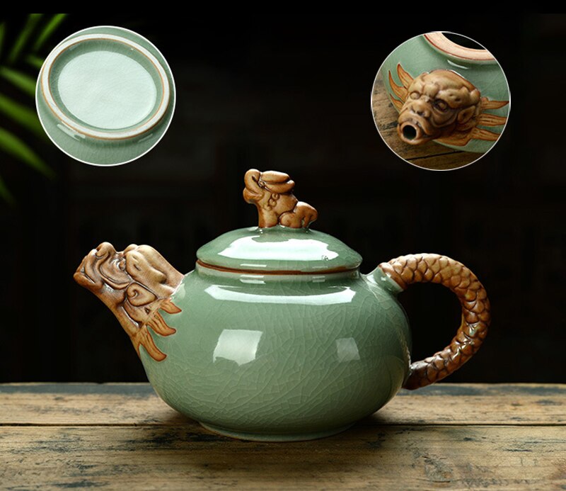 Dragon Shi Piao teekannu | Kiinalainen teekannu
