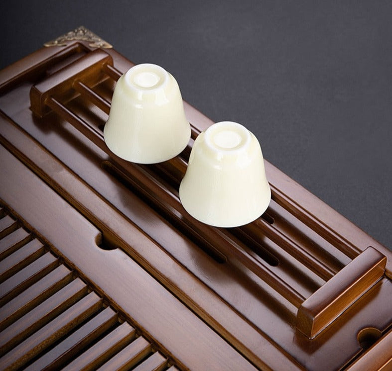 Bandeja de chá de gongfu de madeira