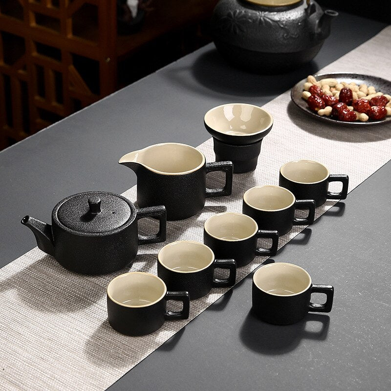 Ručně vyráběná sada keramického čaje | Čajové sady pro dospělé
