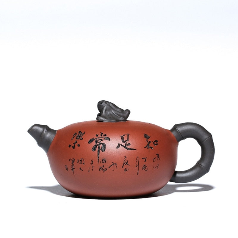 Yixing Plain Cement Boccaro Teapot
