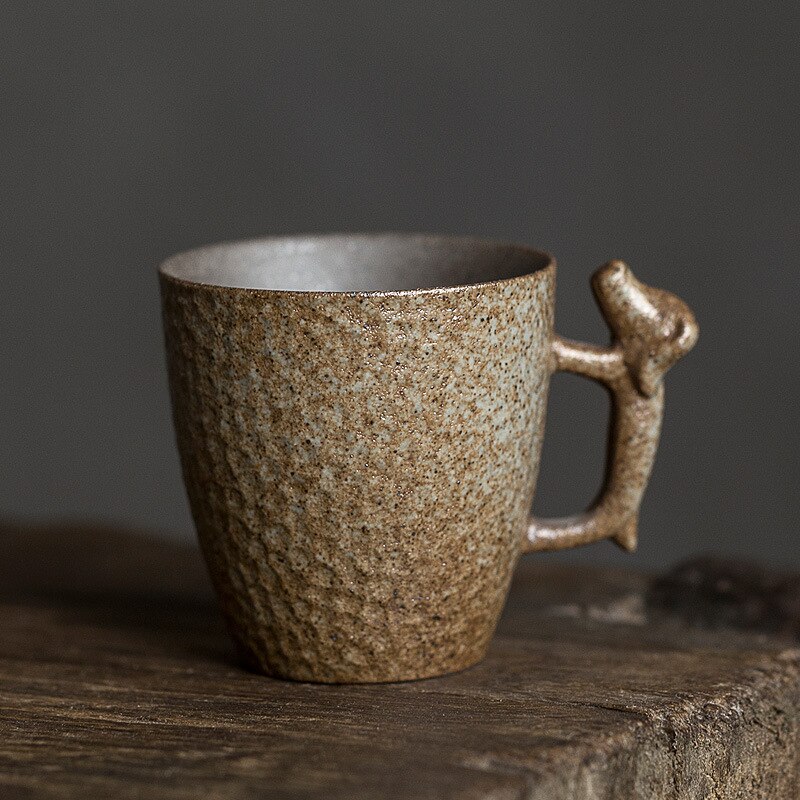 Xícara de chá japonesa de cerâmica criativa