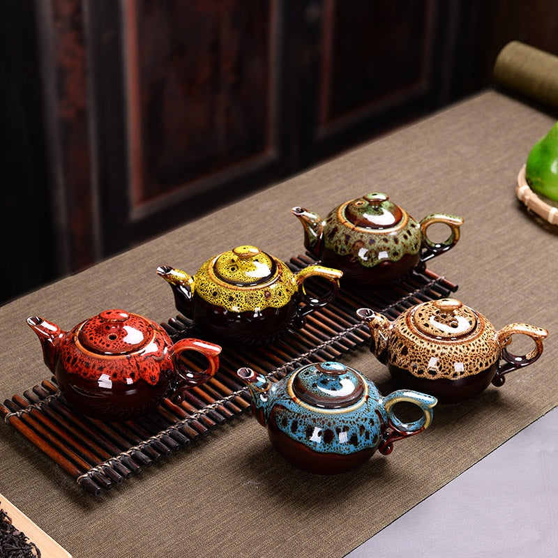 Handmade Jun Yao Chinese Teapot