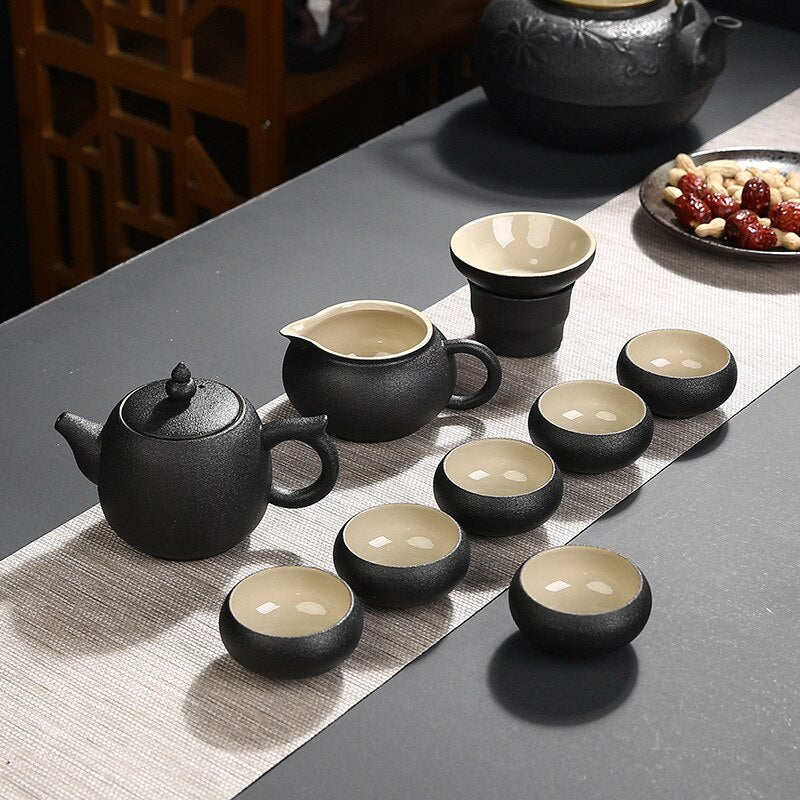 Ensemble de thé en céramique fait à la main | Ensembles de thé pour adultes