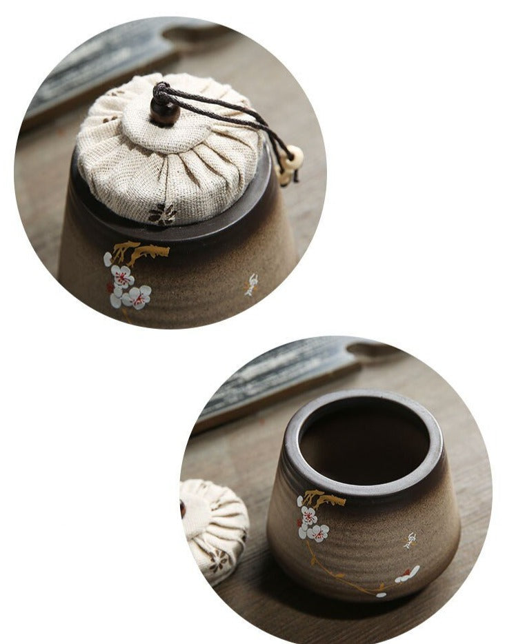 Caja de té de loto de arcilla púrpura Yixing