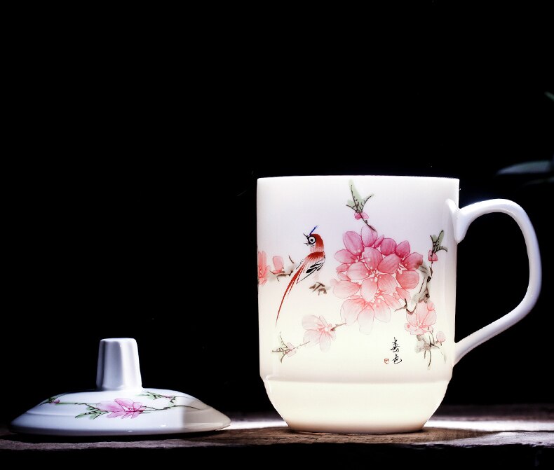 Lotus Empaisistinen keraaminen aasialainen teekuppi