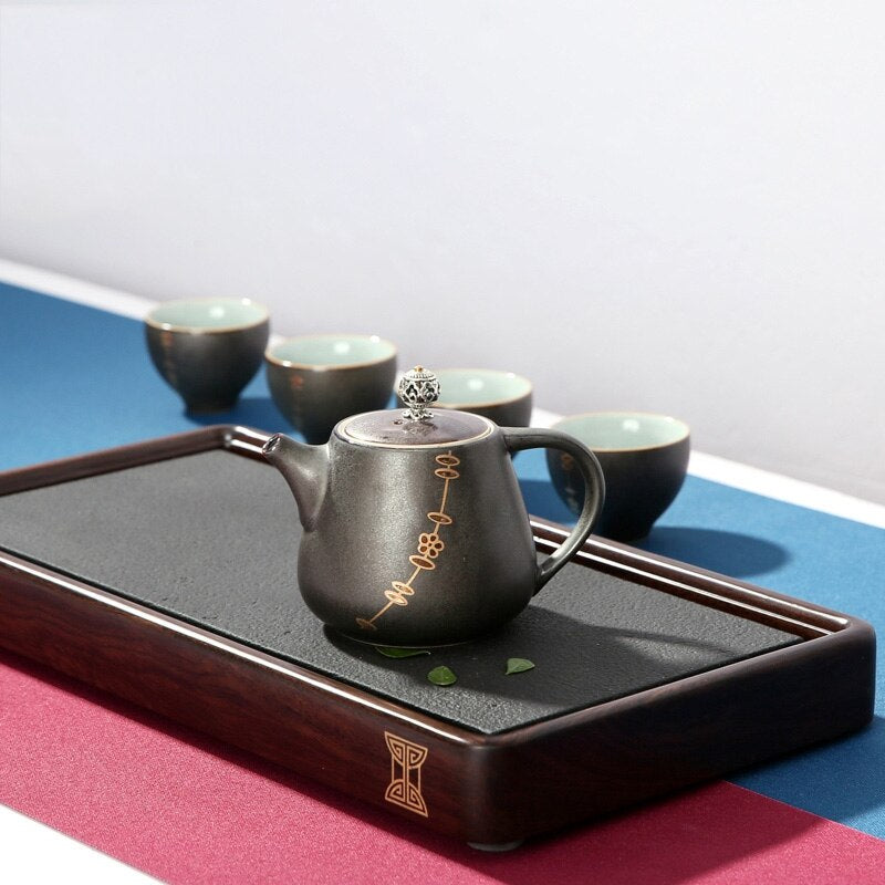 Çinli El Boyalı Seramik Çay Tencereleri | Geleneksel Çin çaydanlık seti