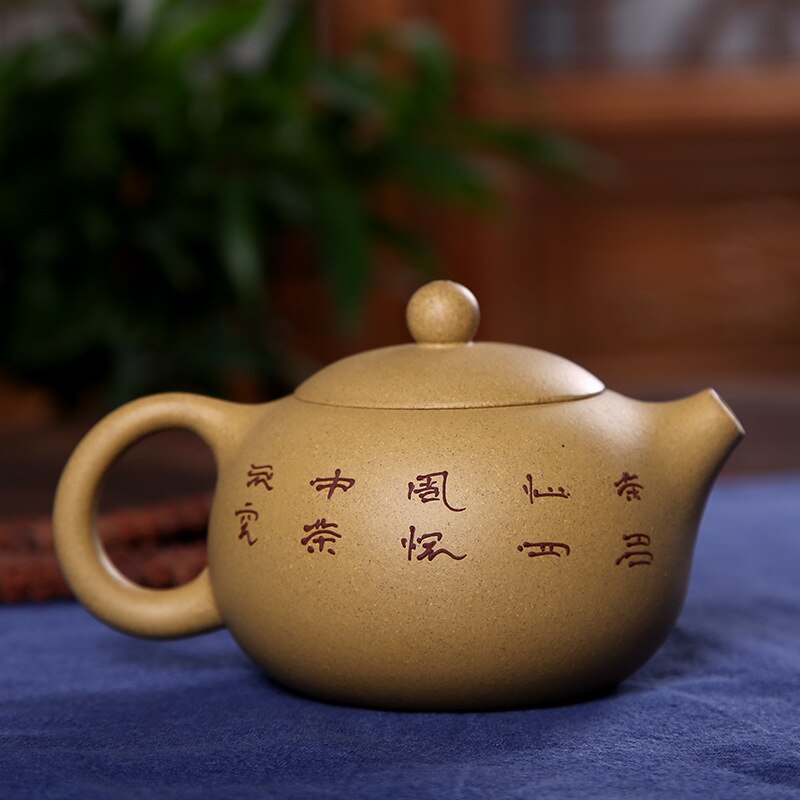 Yixing Clay Xi Shi Peony Tapot chino hecho a mano