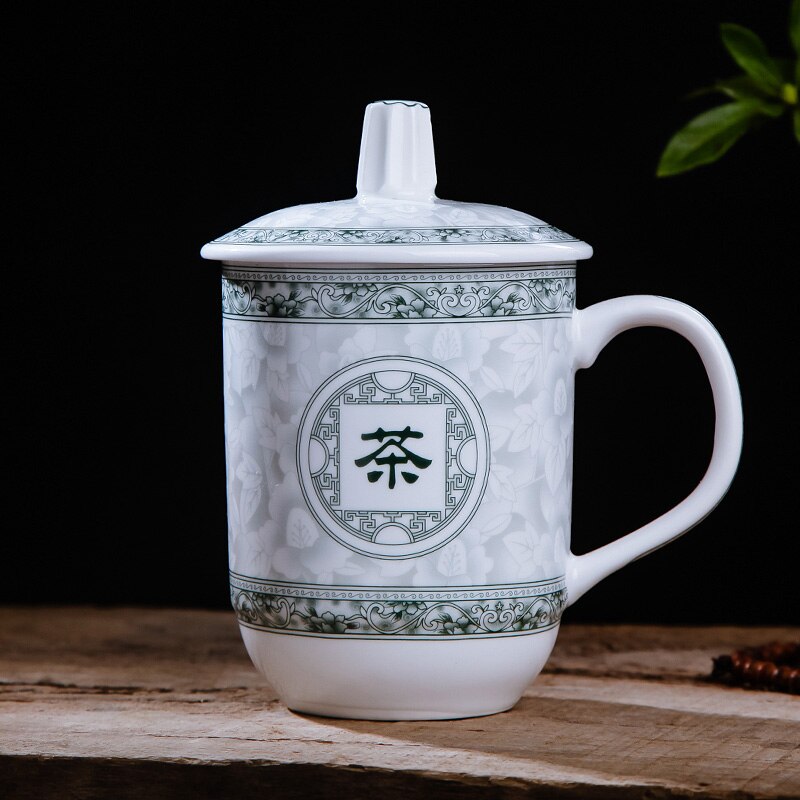 Lotus Empaisistinen keraaminen aasialainen teekuppi