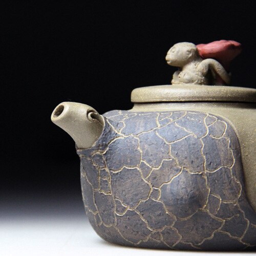 Tetera hecha a mano auténtica Yixing Spring