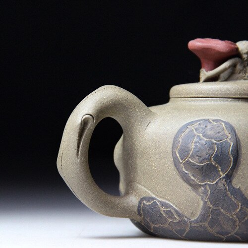 إبريق شاي Yixing Spring الأصلي المصنوع يدويًا