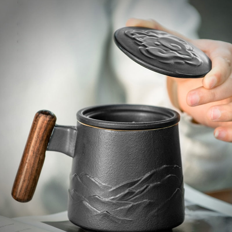 Luova keraaminen teekuppi | Keraaminen kahvimuki