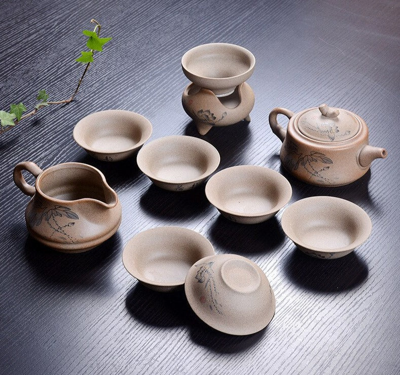 Set Teh Batu Danau Cina | Set Teh Keramik