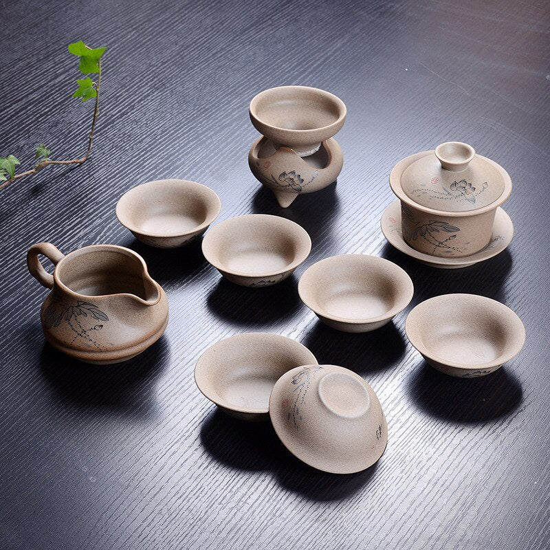 Chinese Lake Stone Tea Set | Ceramic Tea Set