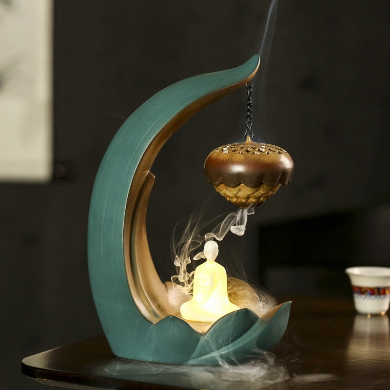 Lotus Hanging Ball Backflow Incense Burner