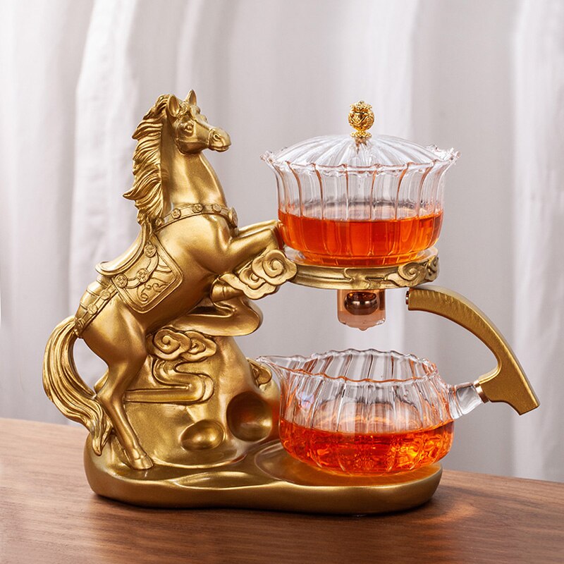 Chinese Horse Teapot