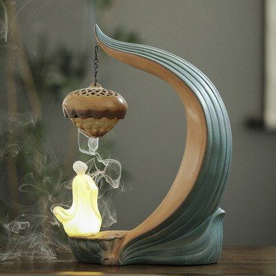 Lotus Hanging Ball Backflow Incense Burner