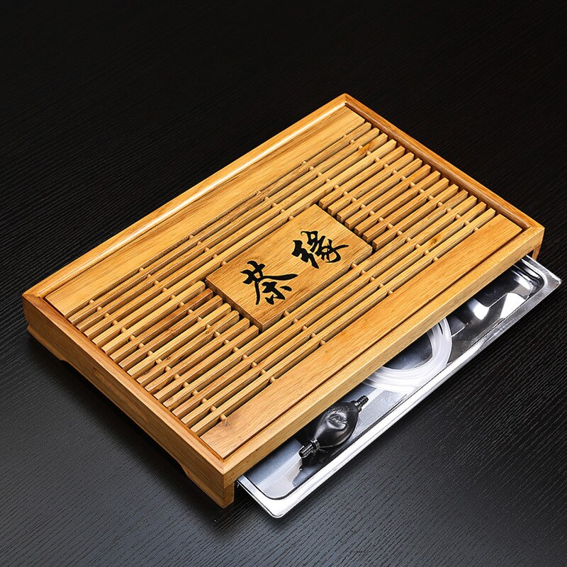 Bandeja de chá de bambu zen gongfu