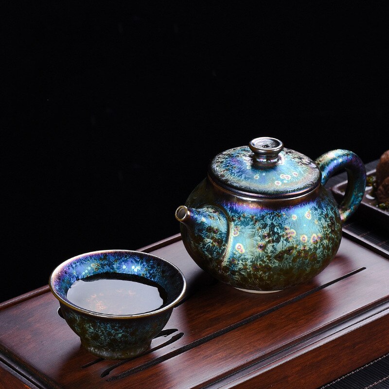 Master Renkli Seramik Kung Fu Teapot