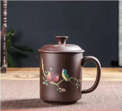 Xícara de chá de argila roxa simples Yixing
